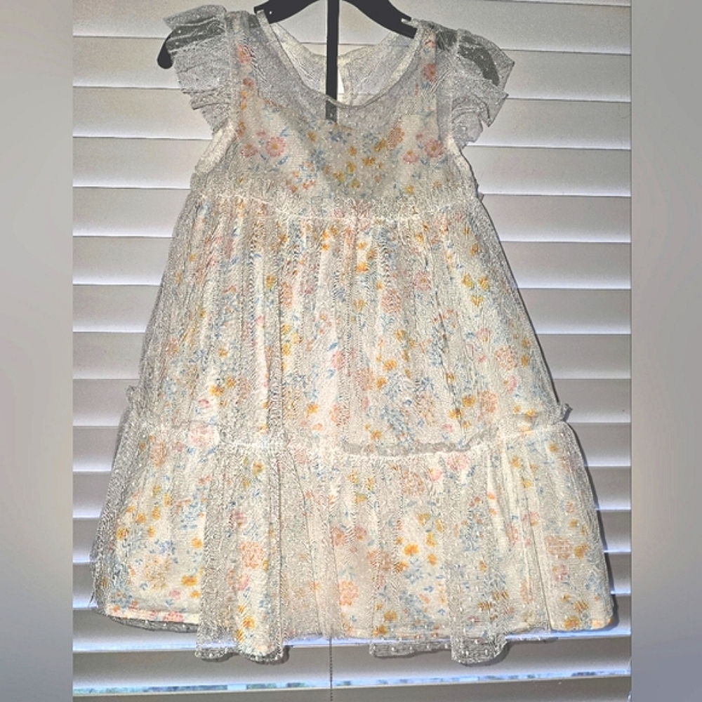 🌼🌸Rachel Zoe Sheer Lace covered Sundress 3T🌸🌼